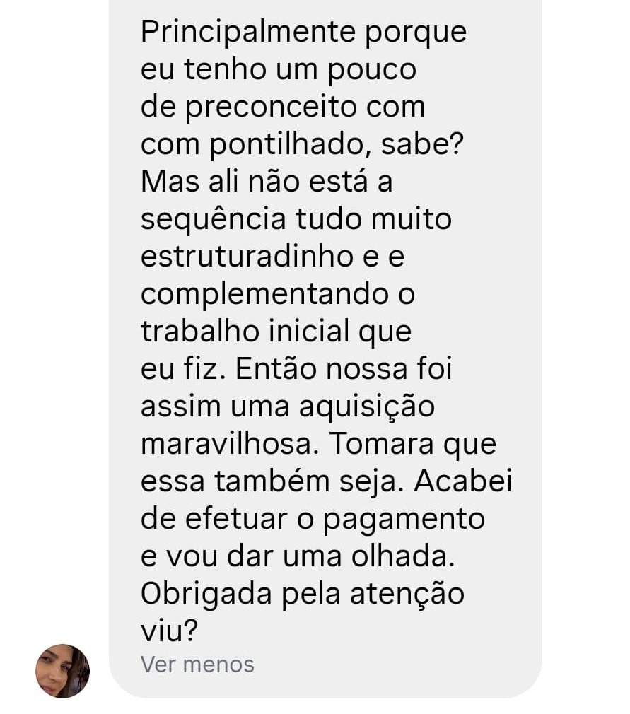 Depoimento aquisição maravilhosa
