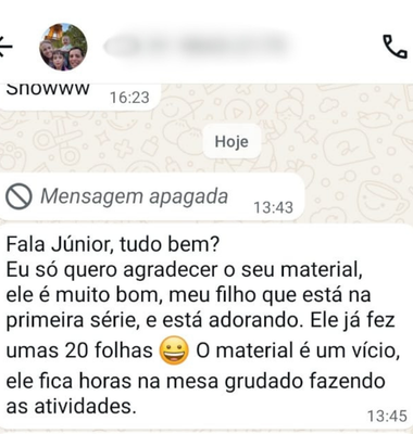 Depoimento primeira série