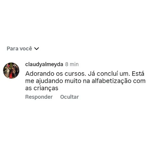 Depoimento de Claudy Almeyda