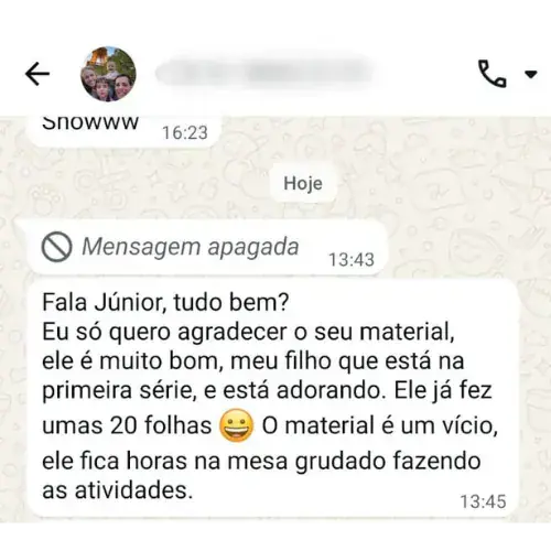 Depoimento de Mãe